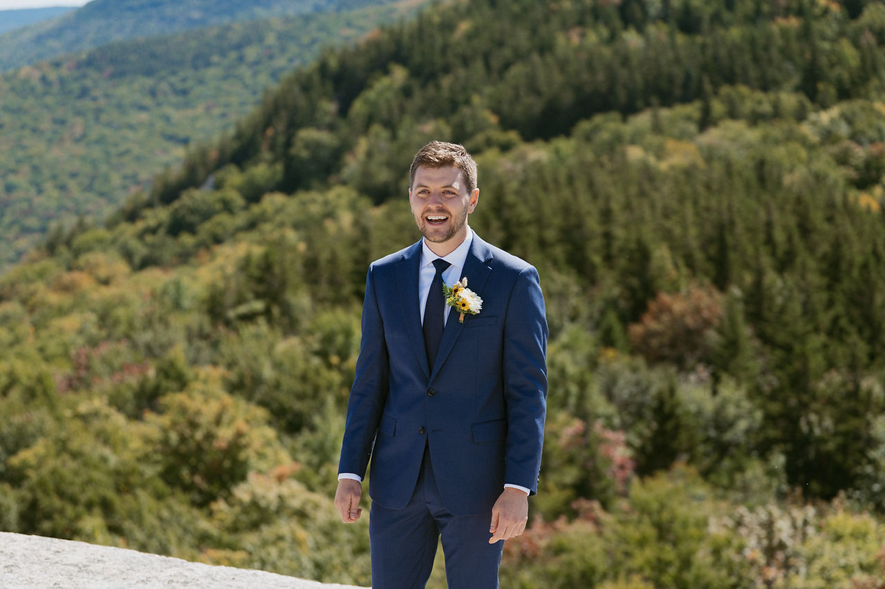 Adair Inn Small Wedding couple hiking elopement