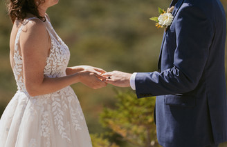 Adair Inn Small Wedding couple hiking elopement