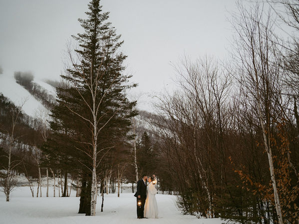 Echo Lake Beach New Hampshire Elopement