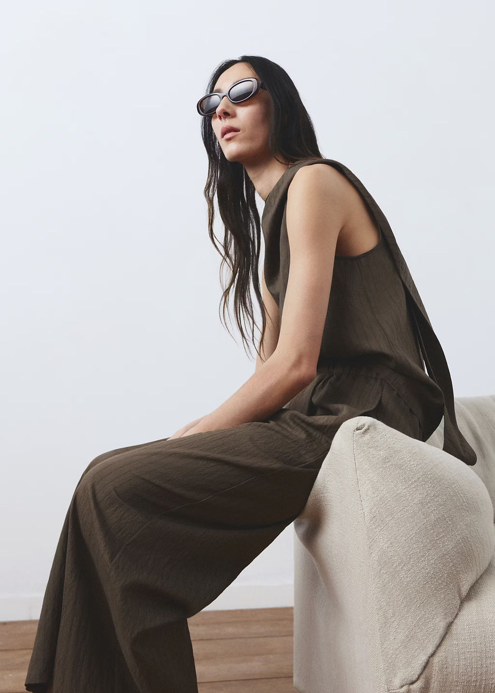 Thumbnail: Striped foulard top