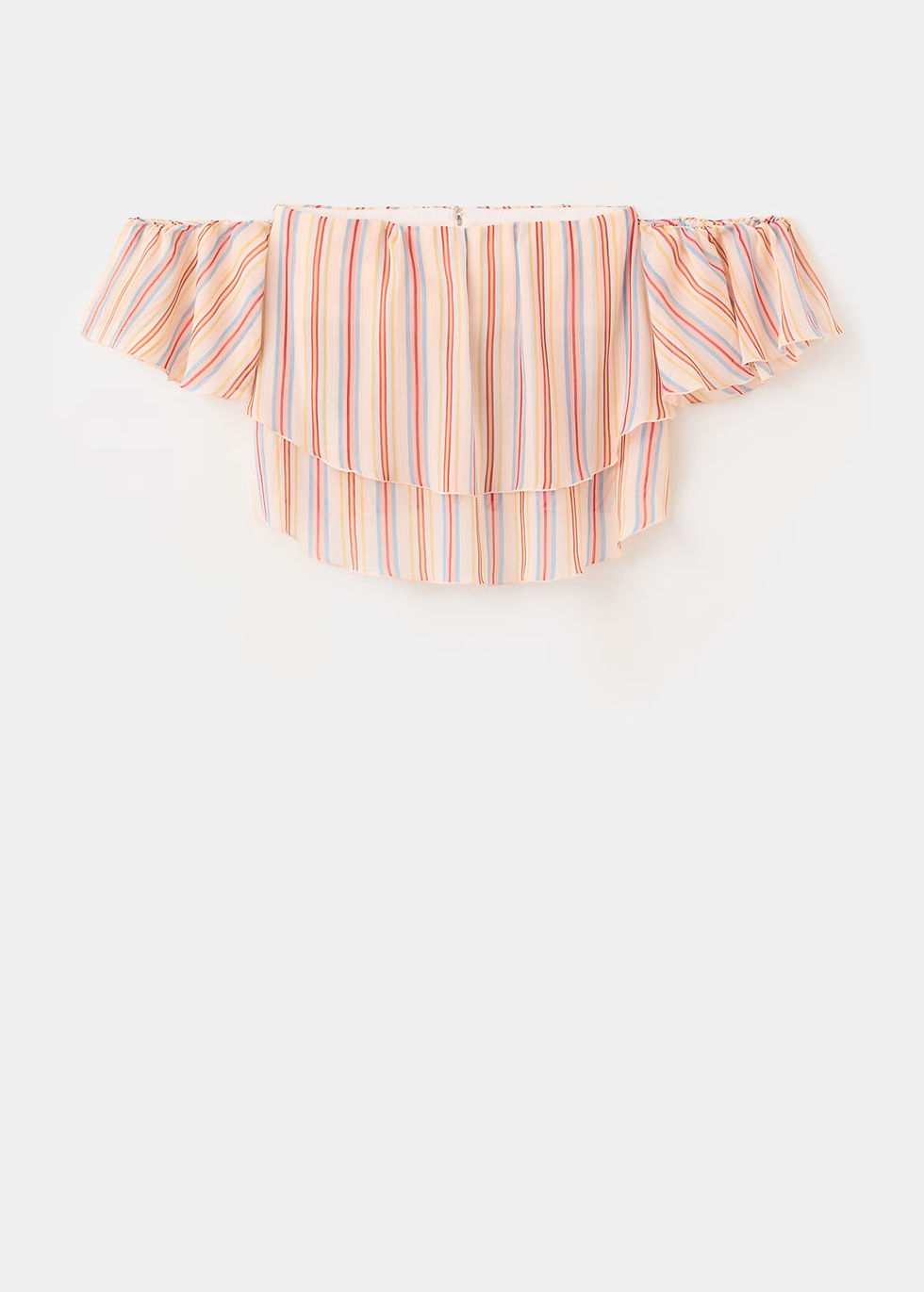 Thumbnail: Ruffles stripe-patterned blouse