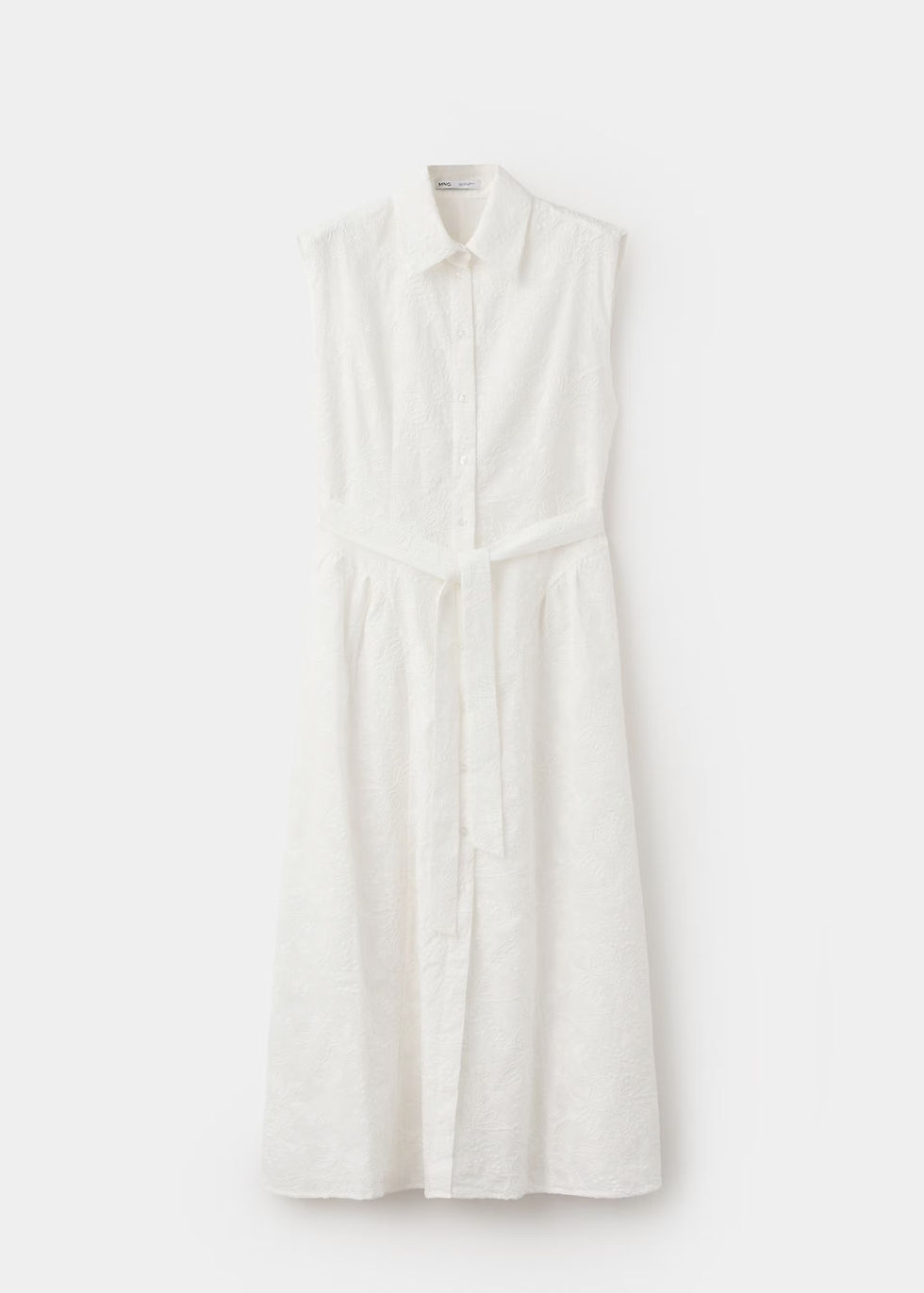 Thumbnail: Embroidered belt dress