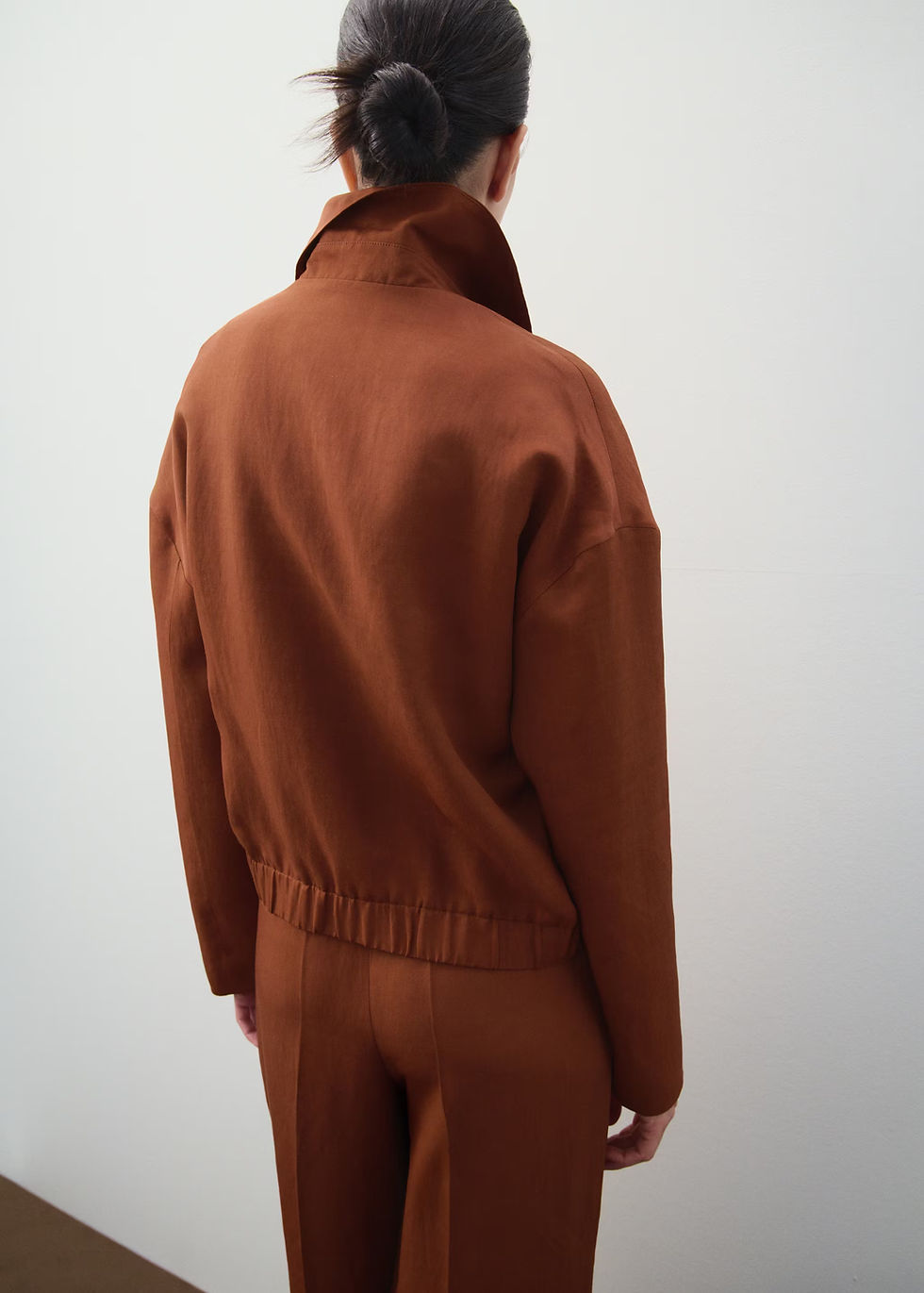 Thumbnail: Linen-blend jacket with pockets