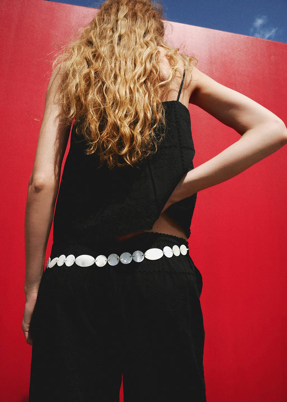 Thumbnail: Embroidered cotton top