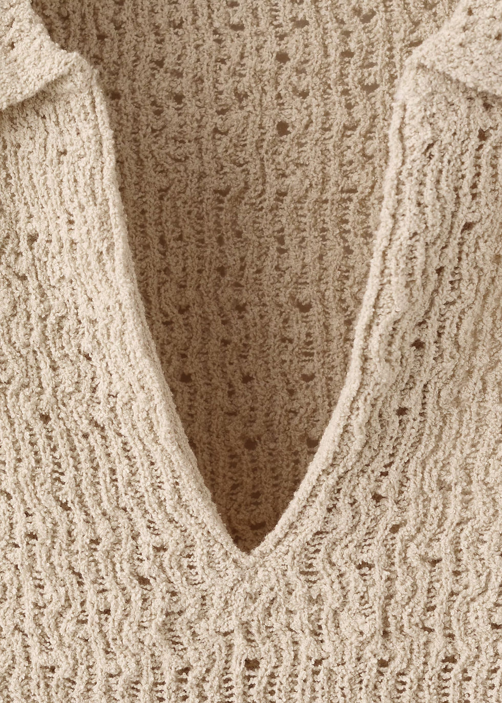 Thumbnail: Knitted polo-neck sweater