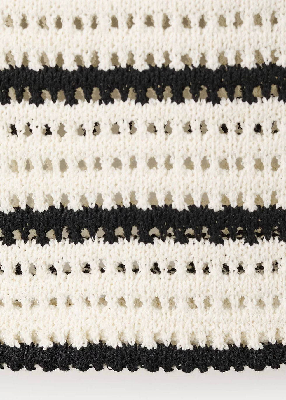 Thumbnail: Striped crochet polo