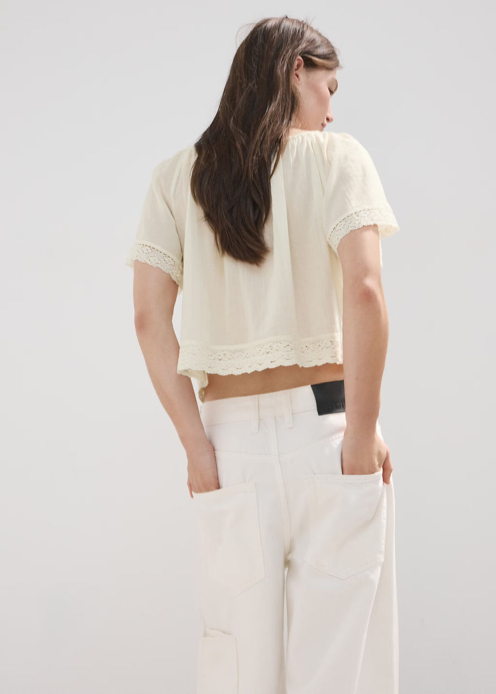 Thumbnail: Cotton lace blouse