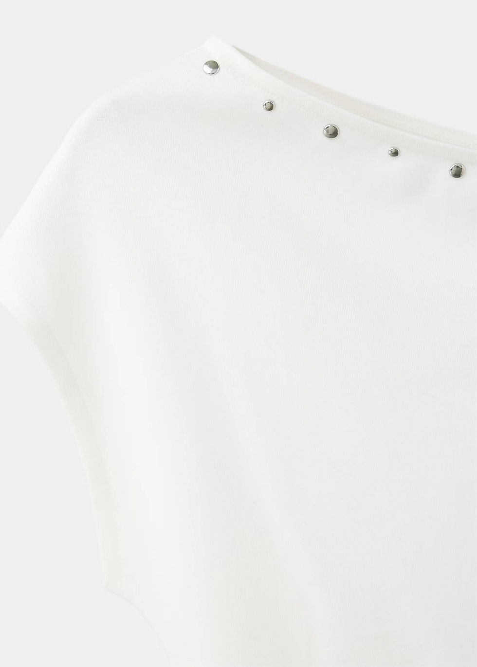 Thumbnail: Asymmetric studded T-shirt
