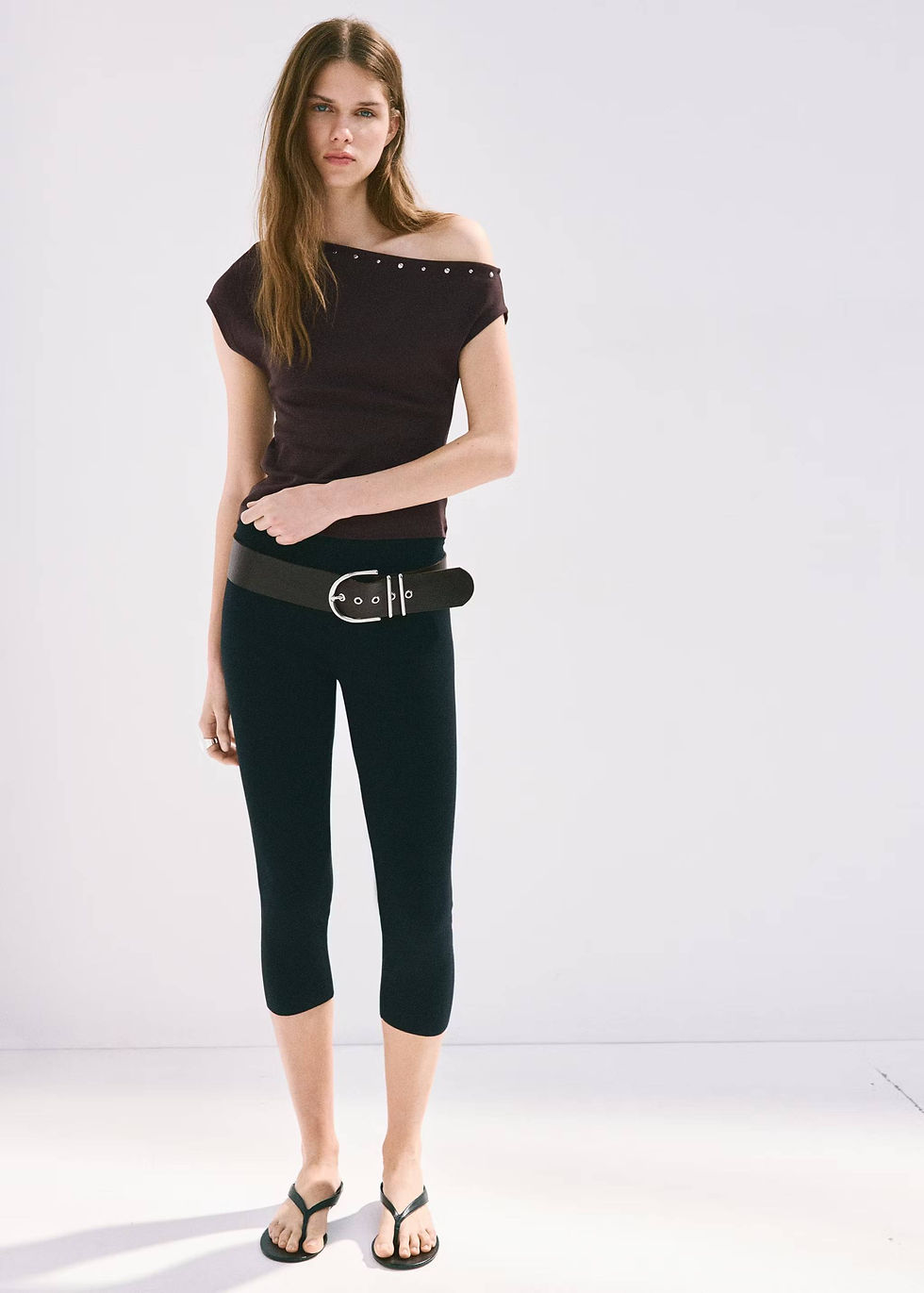 Thumbnail: Asymmetric studded T-shirt
