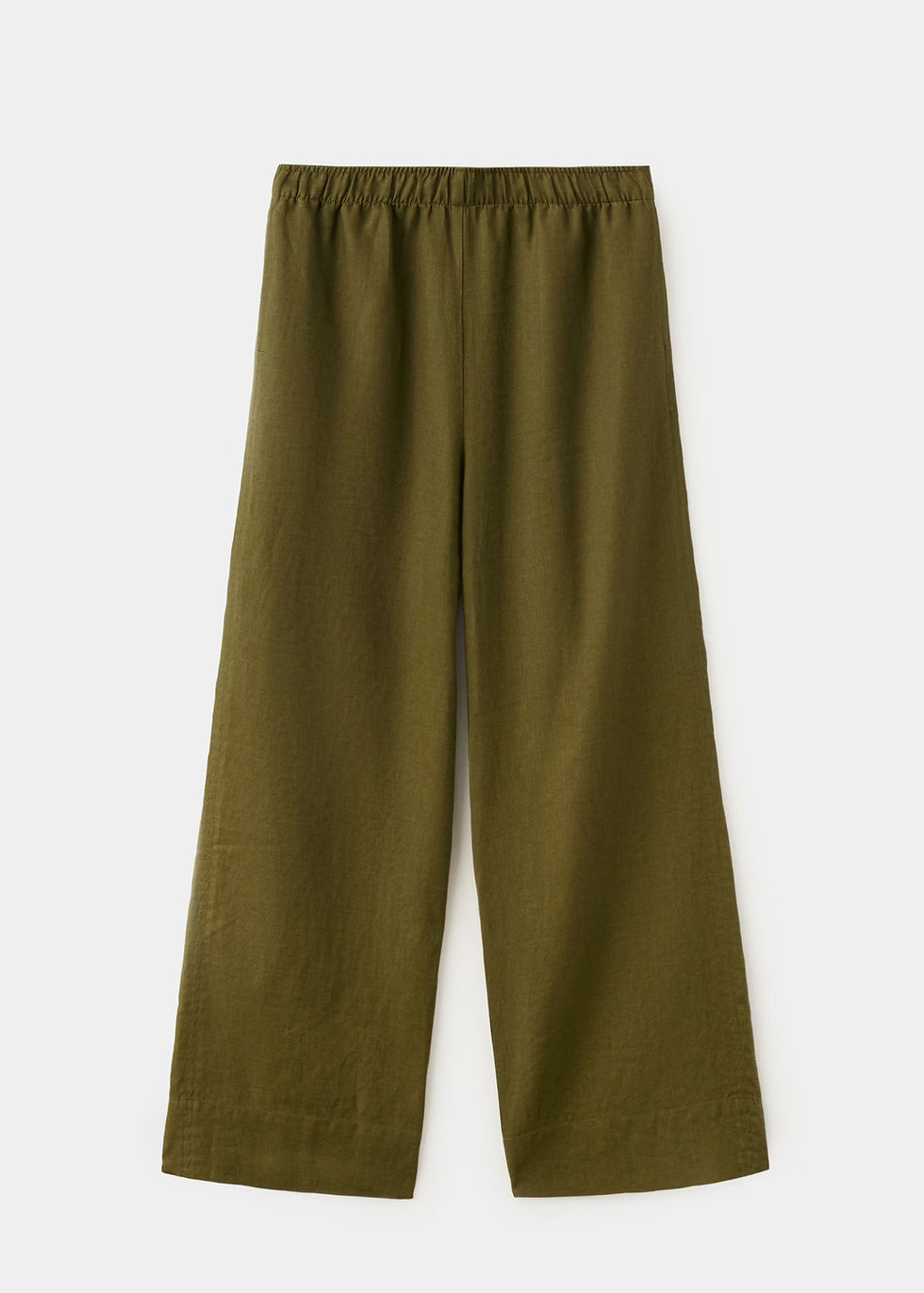 Thumbnail: Straight linen-blend trousers