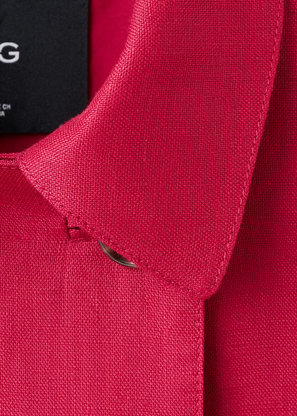 Thumbnail: Double-breasted linen jacket