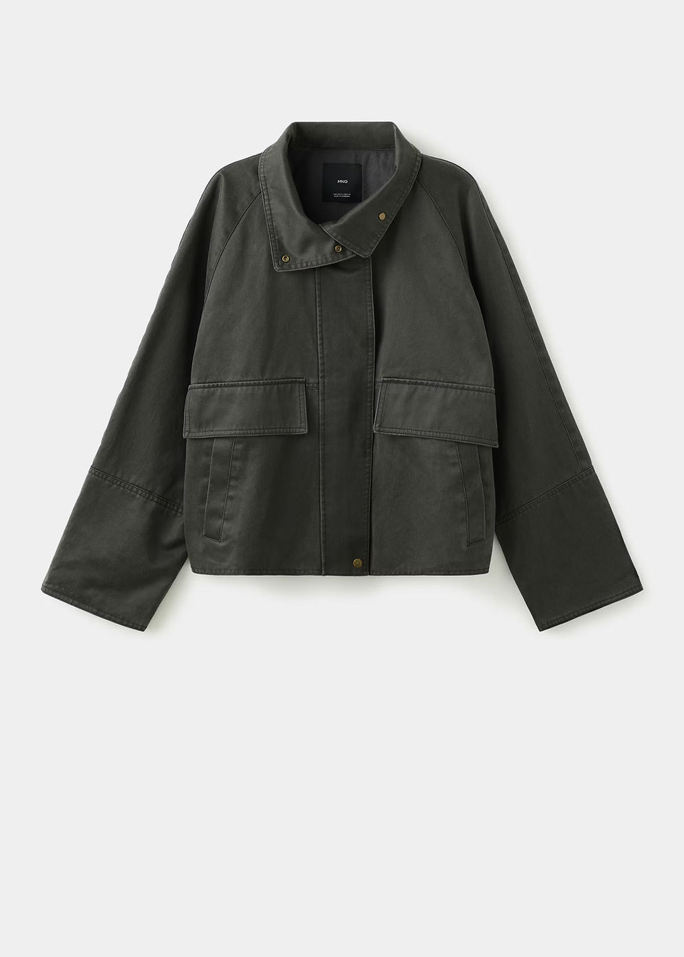 Thumbnail: Funnel neck parka with pockets