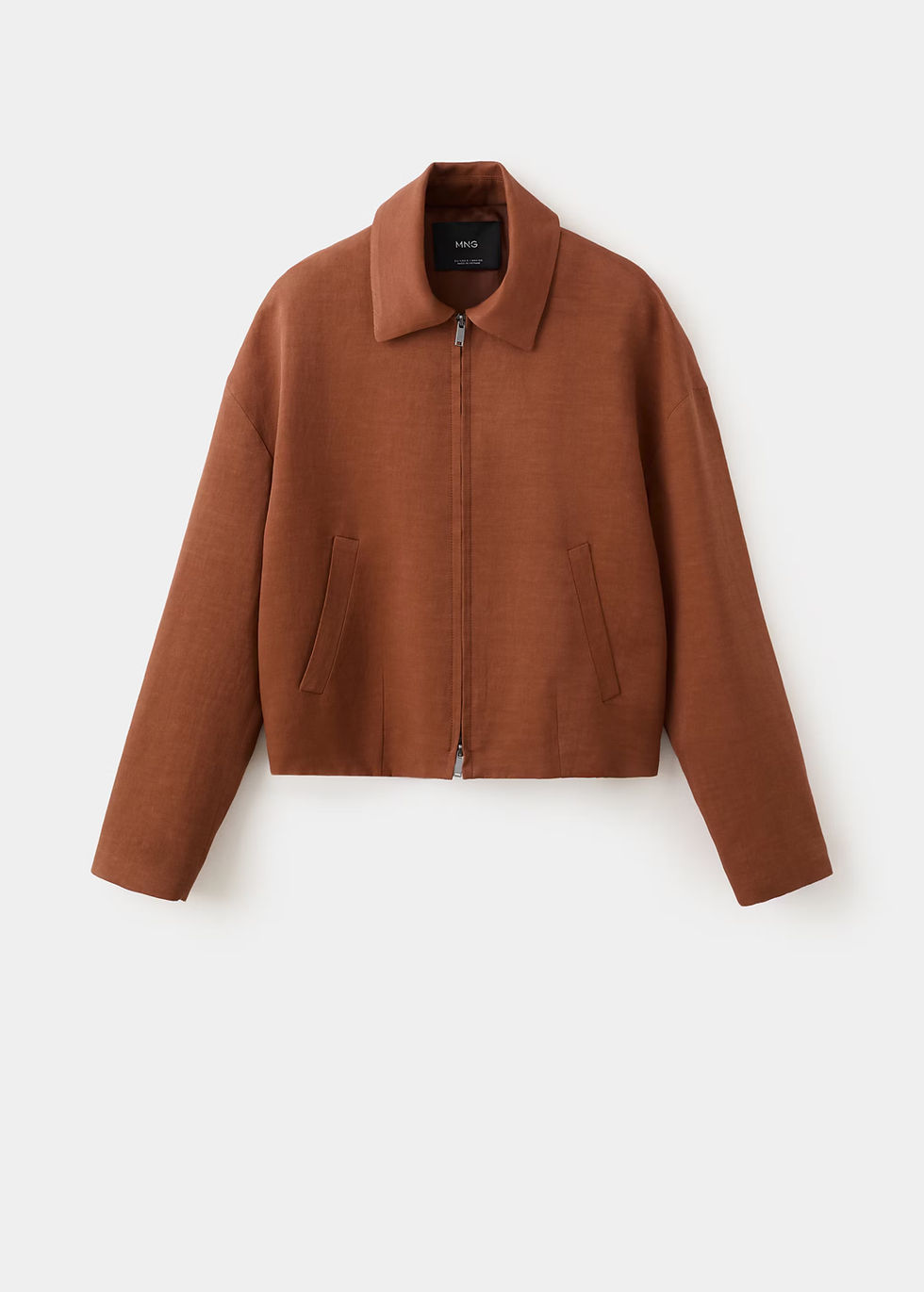 Thumbnail: Linen-blend jacket with pockets