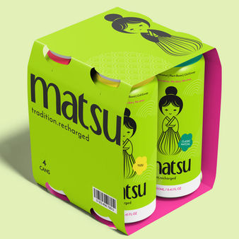 Matcha Drink Packaging Design