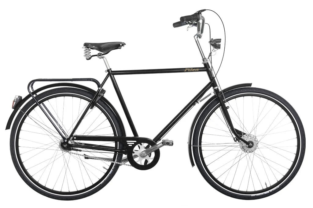 Pilen Lyx Herre Brooks (Sort sadel)