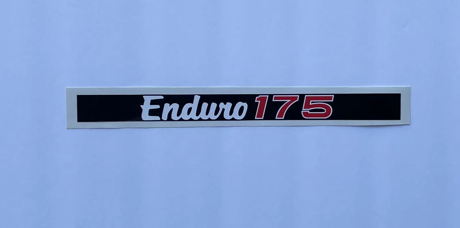 1974 Yamaha DT175 Enduro Muffler Decal (OEM SPECS, NOS STYLE)