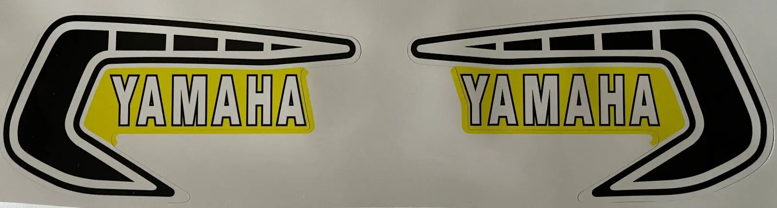 1981 Yamaha YZ60 Fuel Tank Decals (OEM SPECS, NOS STYLE)