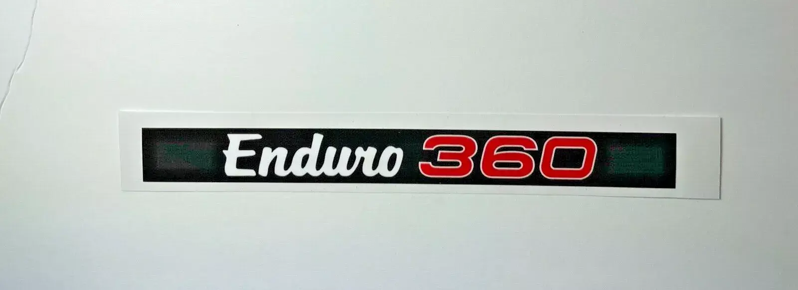 1974 Yamaha DT360 Enduro Exhaust, Muffler Guard and Shield Decal