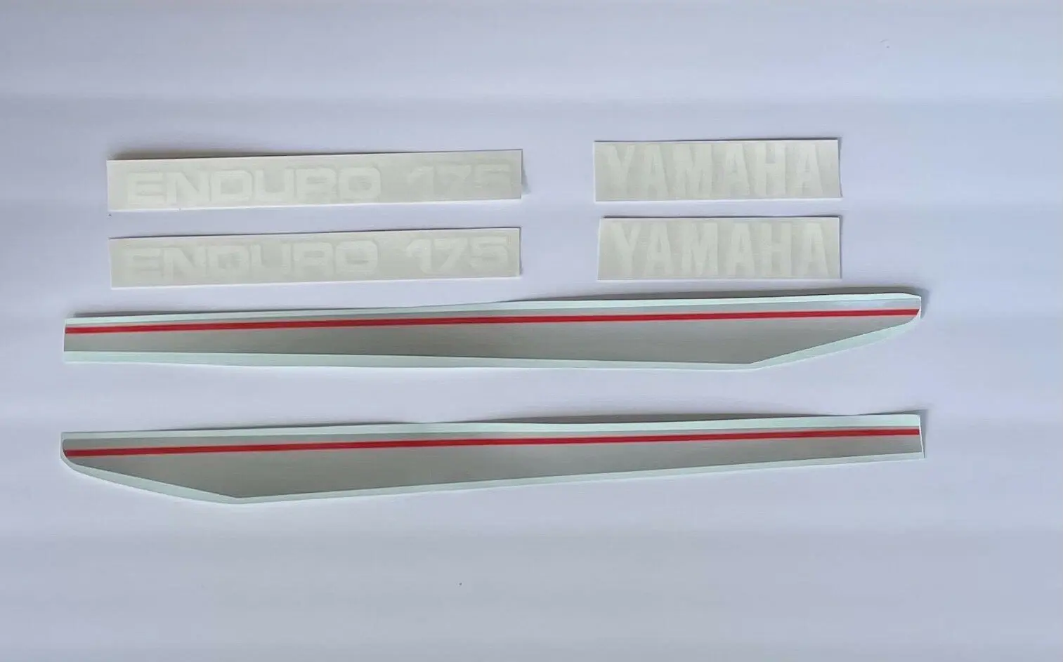 1979 Yamaha DT175 Enduro Fuel Tank Decals SET (OEM SPECS, NOS STYLE)