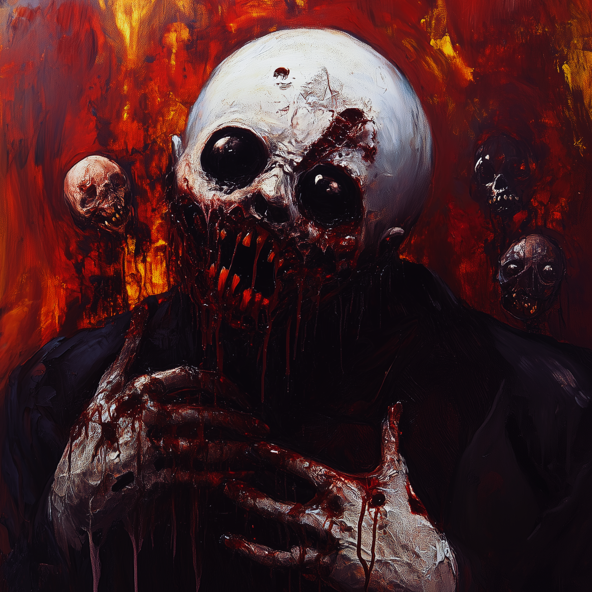 The GhettoVampire original canvas artwork