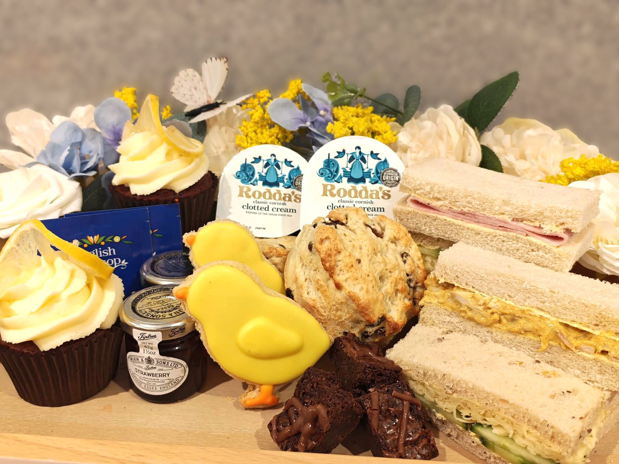 Arranged Food and Objects