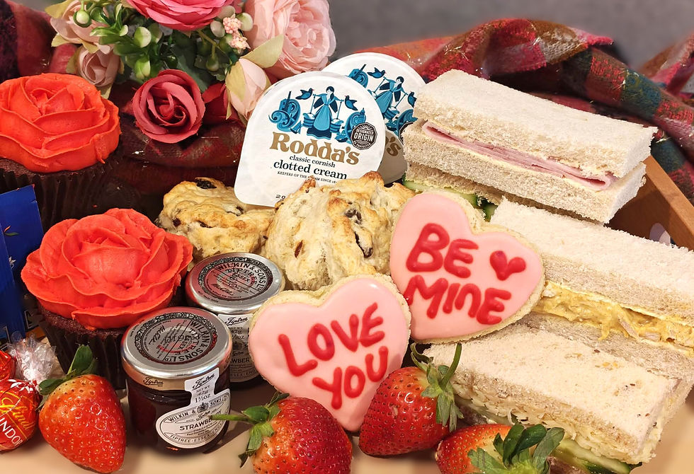 Arranged Food and Objects