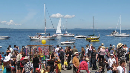 Life at Alki Beach: Pirates and Pole Vaulters - Aaaargh!!