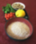 Quinoa Tabbouleh ingredients