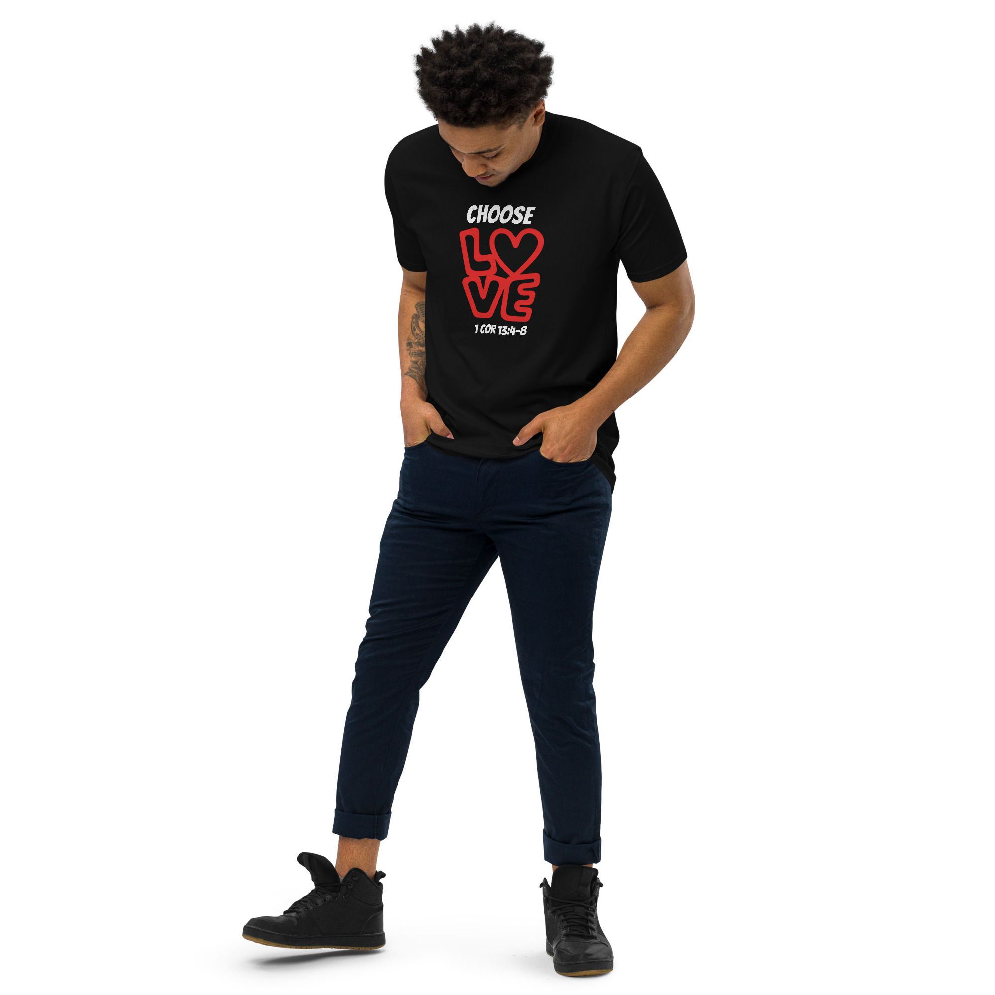 Choose Love Elev8 Men’s Premium Heavyweight Tee