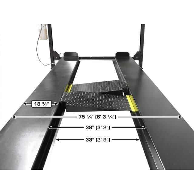 Thumbnail: Atlas ALI Certified APEX 8 4 Post Lift + RJ35 Sliding Jacks Combo