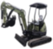 TYPHON TERROR XXV 2.5 Ton Mini Excavator KUBOTA Diesel Engine USA