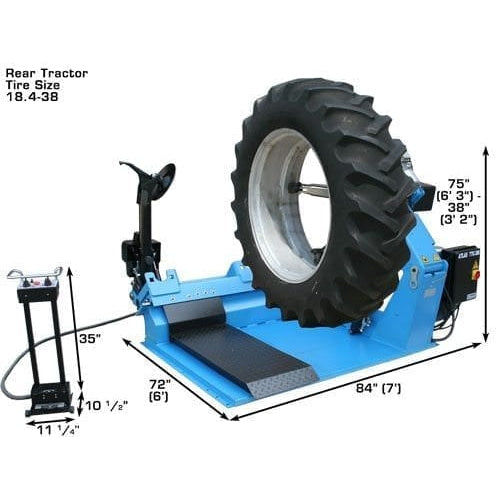 Thumbnail: Atlas TTC306 Truck Tire Changer + WBT-210 Heavy Duty Wheel Balancer Combo