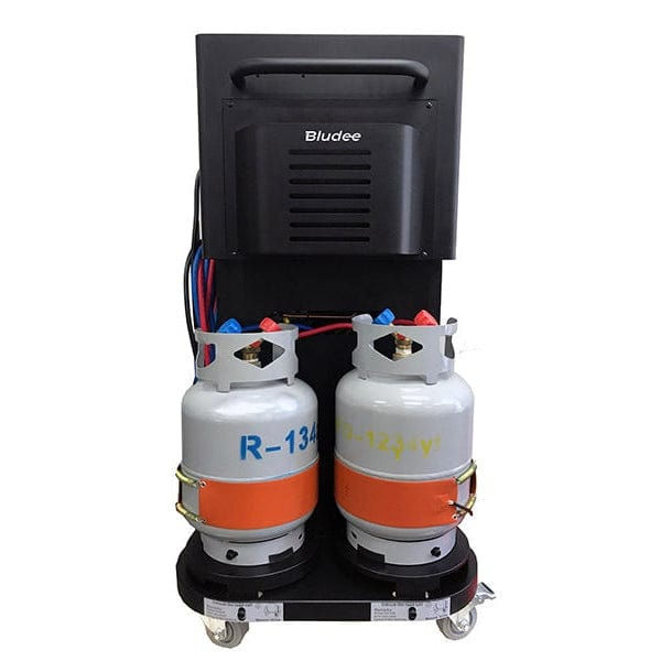 Bludee AC400D Auto Recovery Recycle Recharge Dual Machine for both R134A and...