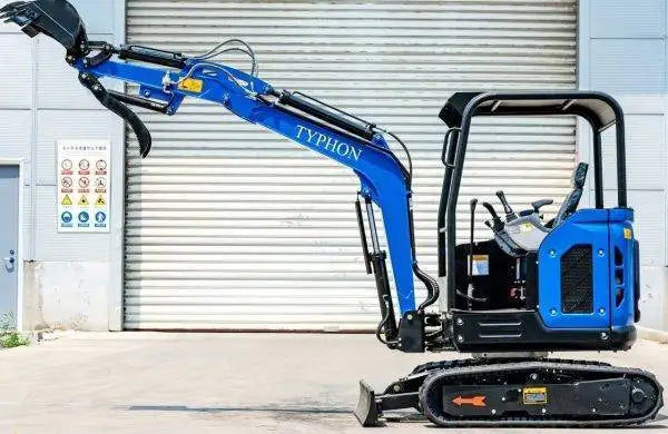 Thumbnail: TYPHON TERROR X2 STORM Mini Excavator 2.5 Ton Diesel Kubota V1505 25HP...
