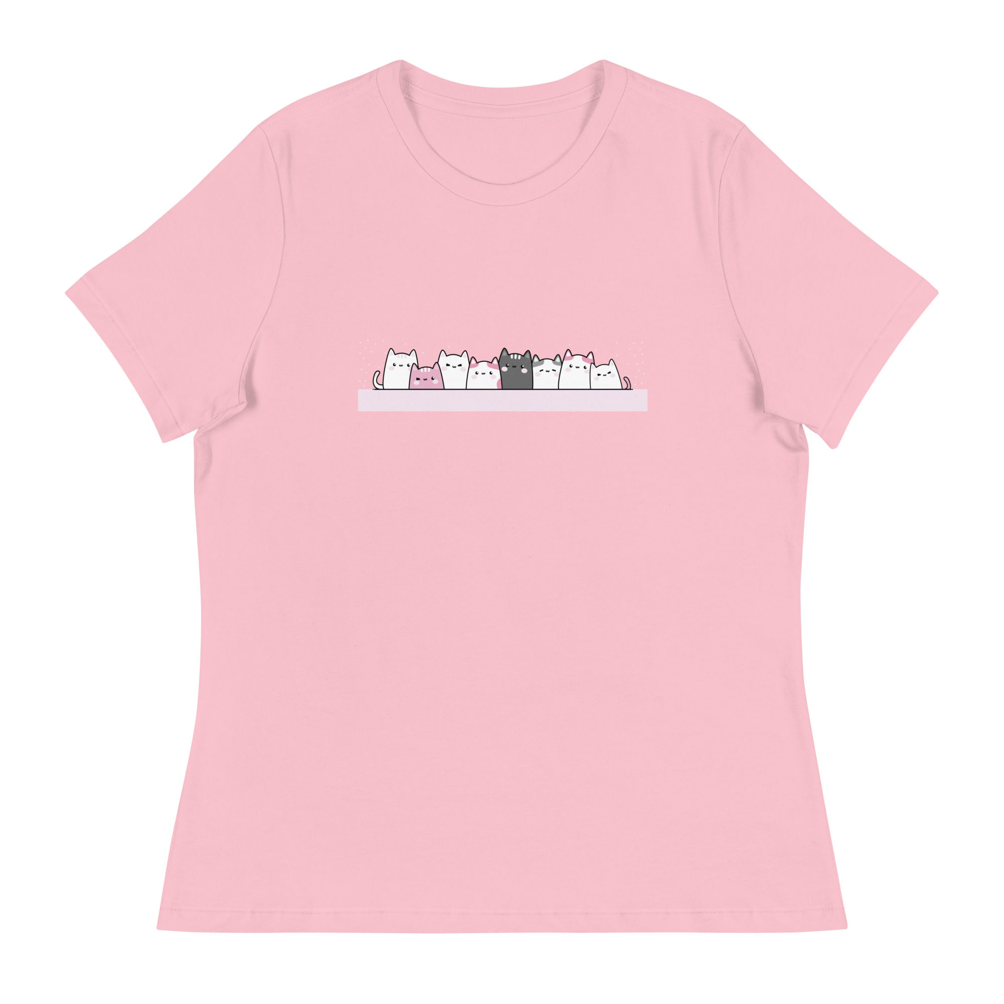 Kittens line-up Pink - Women's T-Shirt - Short Sleeve