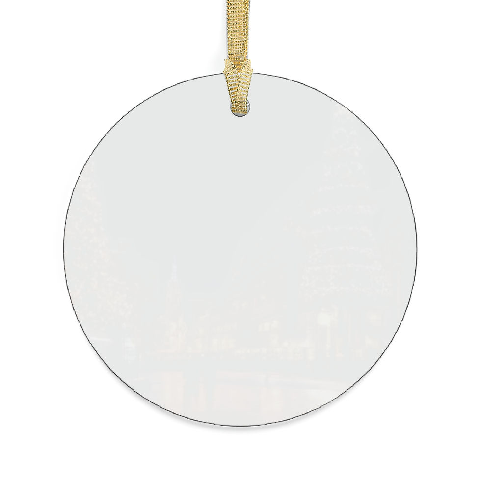Thumbnail: Acrylic Ornaments-Holidays with Our Christmas Cityscape Ornaments! 