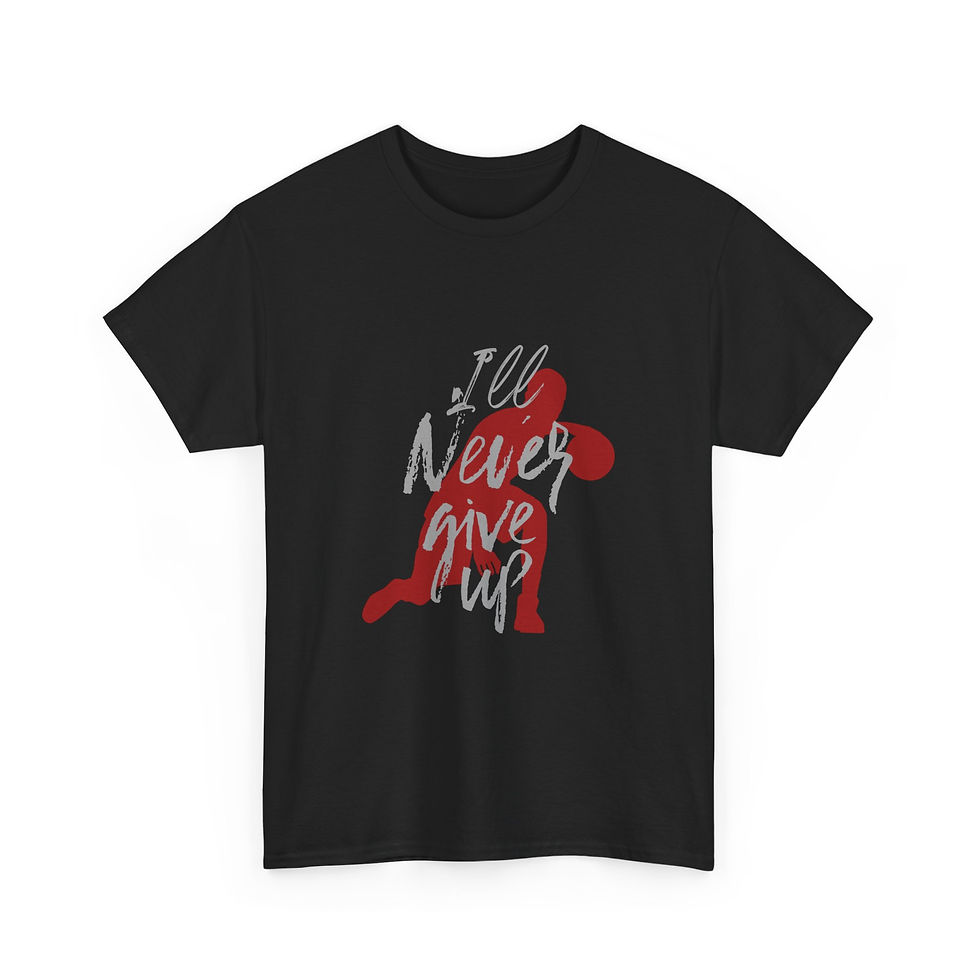 Thumbnail: Unisex Heavy Cotton Tee- Ill Never Give Up