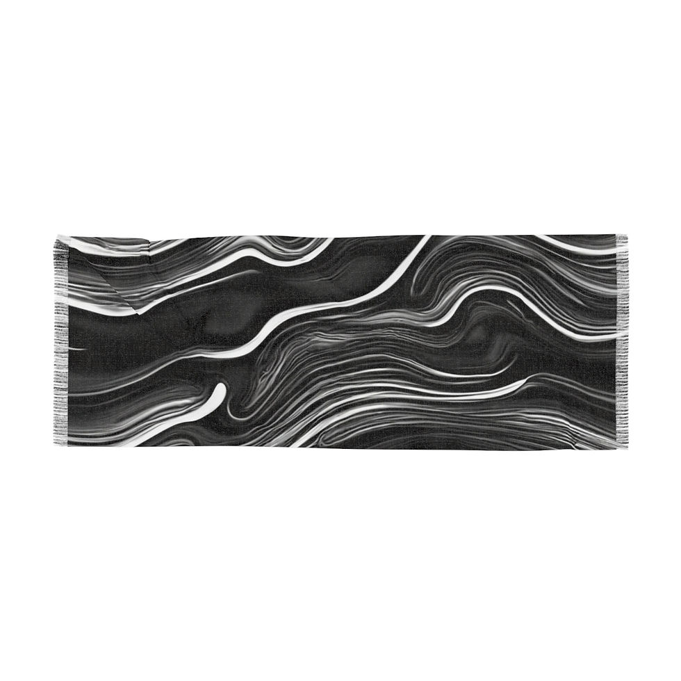 Thumbnail: Light Scarf-Black & White