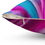 Thumbnail: Spun Polyester Square Pillow-Jewel-toned Abstract Square Pillow
