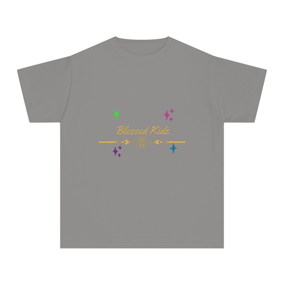 Thumbnail: Youth Midweight Tee-Blessed Kidz
