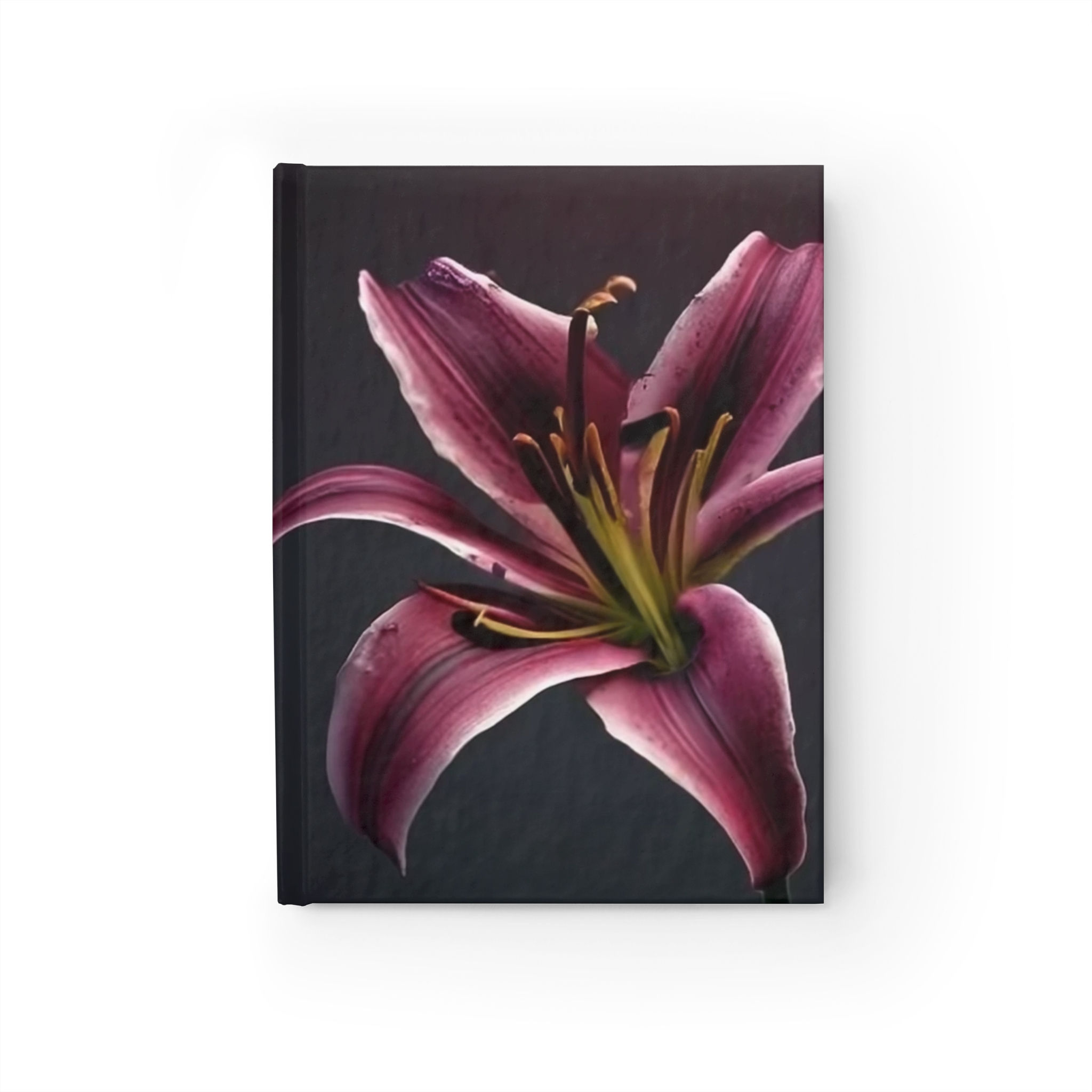 Purple Lily Journal - Ruled Line