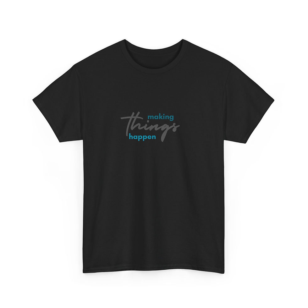 Thumbnail: Unisex Heavy Cotton Tee- Making Things Happen