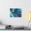 Thumbnail: Blue Ocean Abstract Matte Canvas Wall Art