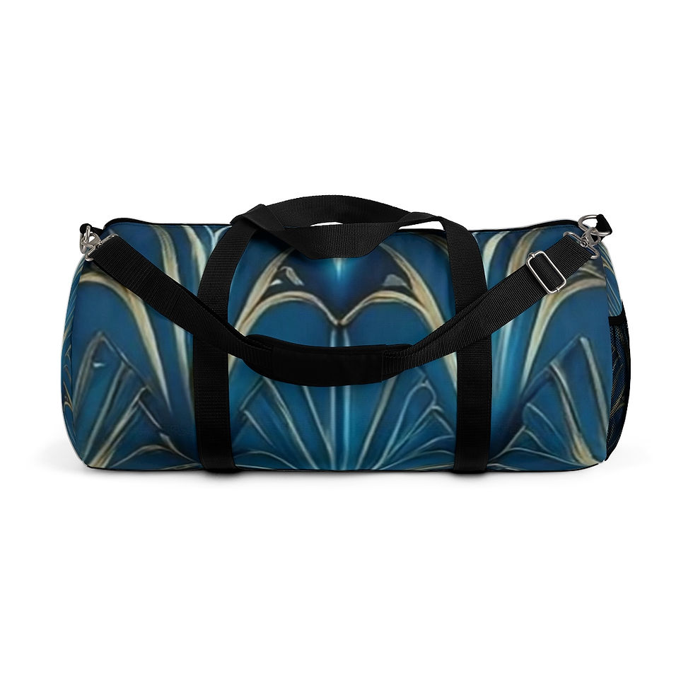 Thumbnail: Duffel Bag-Blue & Gold Luggage