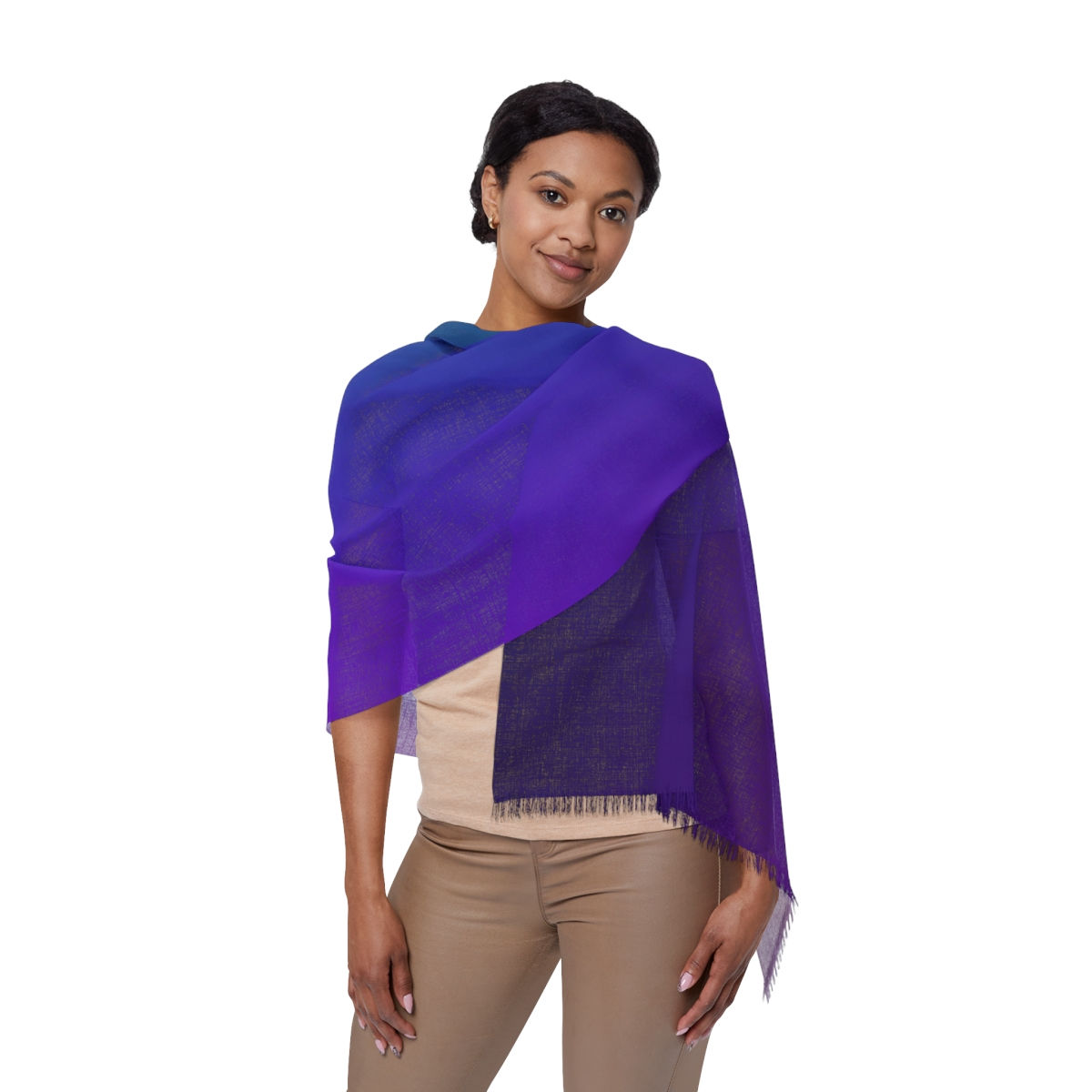 Light Scarf-Purple-Blue