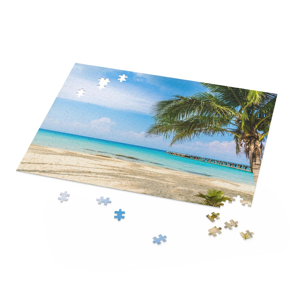 Thumbnail: Puzzle (120, 252, 500-Piece)-Beach Tropical Oasis