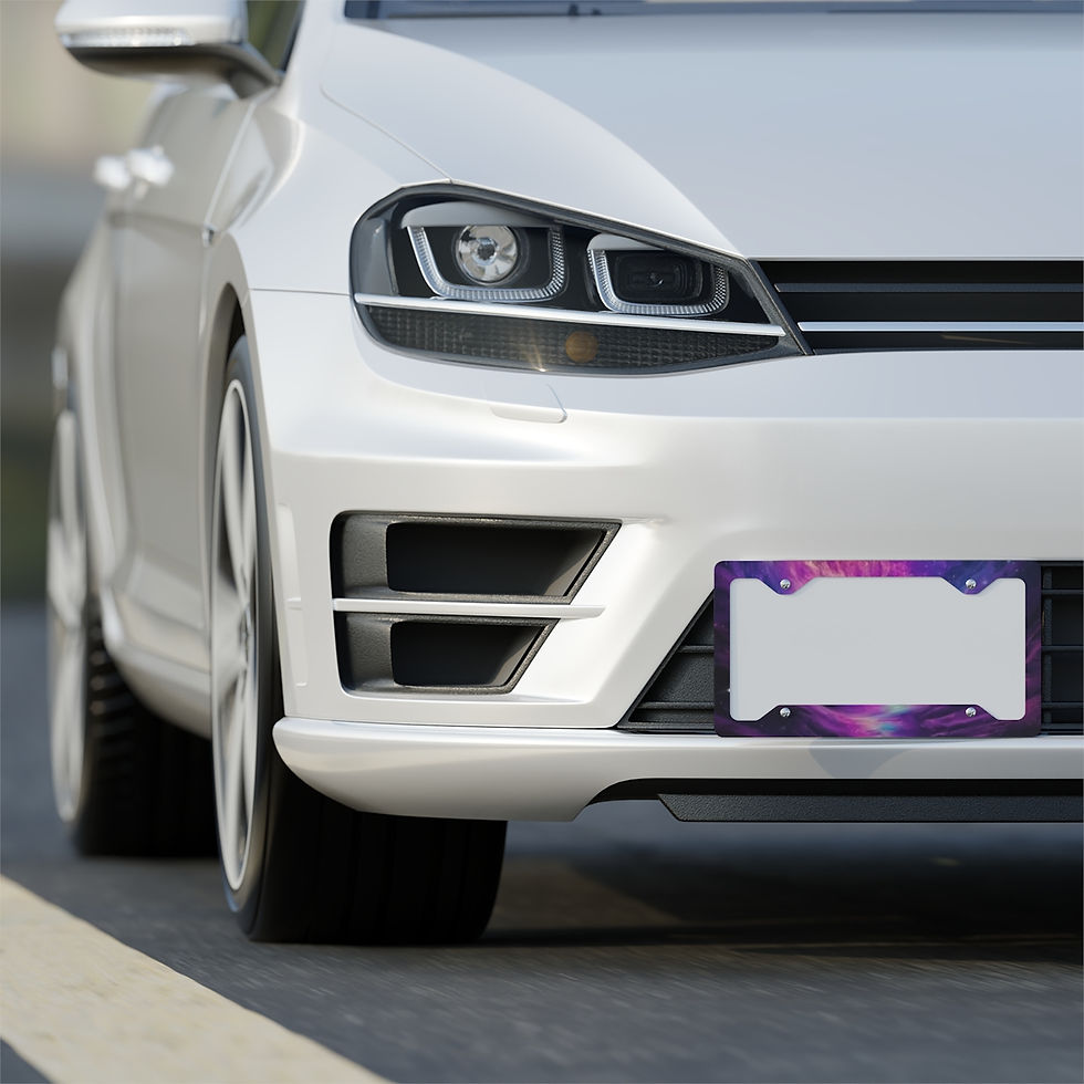 Thumbnail: Metal License Plate Frame-Galaxy