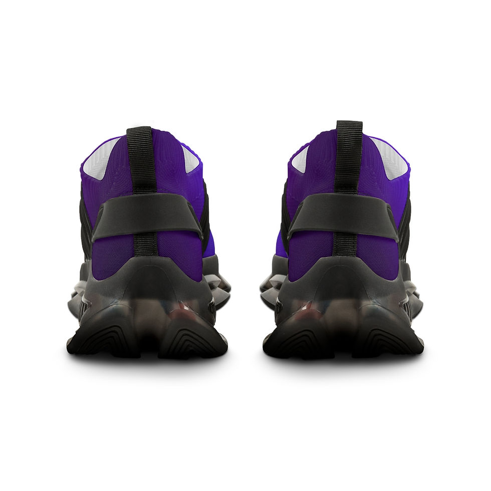 Thumbnail: Men's Mesh Sneakers-Blue Purple Blur