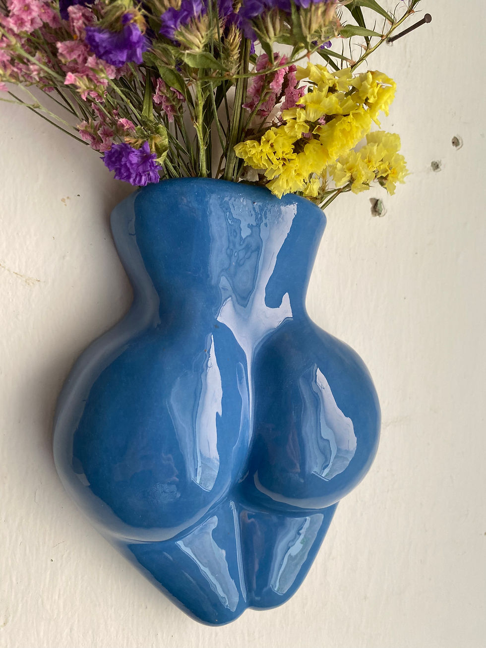 Miniatura:  Vaso Sgabrina parete blu cielo