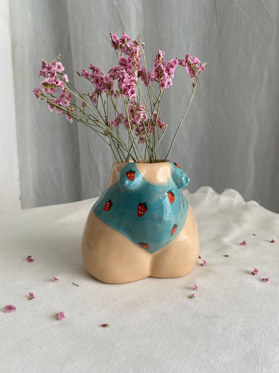 Miniatura: Sgabrina maternità fragole-azzurro-